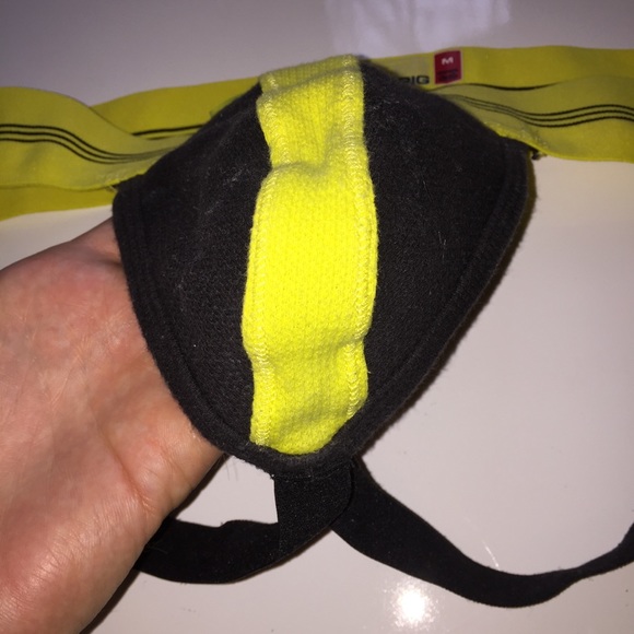 NASTY PIG Black & Yellow Jock Strap MEDIUM. WOOF! - Picture 6 of 8